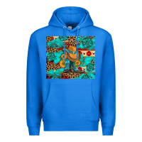 True Royal cowboy boots with turquoise and aztec Premium Hoodie - Artiststas