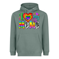 Sage i love my moms Heavyweight Hoodie - texasbilliewilder