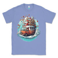 Colony Blue happy santa Classic Tee - Unal Design