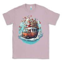 Lilac happy santa Classic Tee - Unal Design