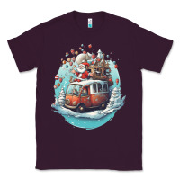 Plum happy santa Classic Tee - Unal Design