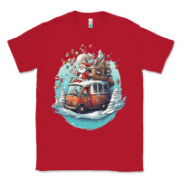Red happy santa Classic Tee - Unal Design