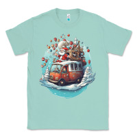 Seafoam happy santa Classic Tee - Unal Design