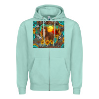 Western Horse And Desert Tumbler Zipper Hoodie | Teevron