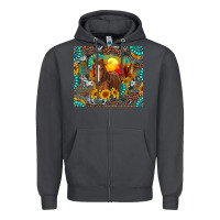 Smoke western horse and desert tumbler Zipper Hoodie - RanaPortraitStore