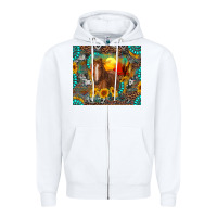 White western horse and desert tumbler Zipper Hoodie - RanaPortraitStore