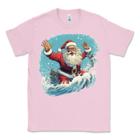 Bubblegum Pink happy santa Classic Tee - Unal Design