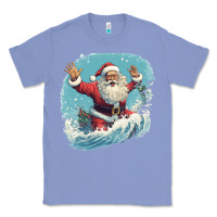 Colony Blue happy santa Classic Tee - Unal Design