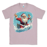 Lilac happy santa Classic Tee - Unal Design