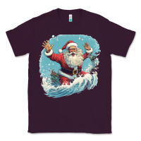 Plum happy santa Classic Tee - Unal Design