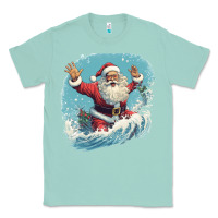 Seafoam happy santa Classic Tee - Unal Design