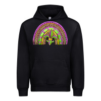 Black mardi gras rainbow Urban Hoodie - Jasminsmagicworld