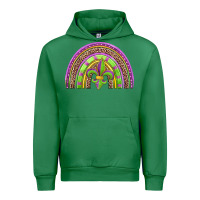 Emerald mardi gras rainbow Urban Hoodie - Jasminsmagicworld