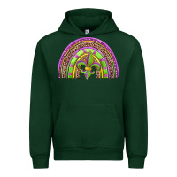 Forest Green mardi gras rainbow Urban Hoodie - Jasminsmagicworld