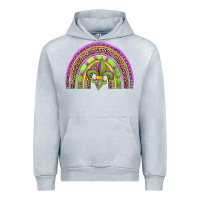 Heather Grey mardi gras rainbow Urban Hoodie - Jasminsmagicworld