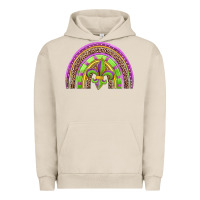 Pigment French Oak mardi gras rainbow Urban Hoodie - Jasminsmagicworld