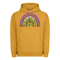 Pigment Peanut Butter mardi gras rainbow Urban Hoodie - Jasminsmagicworld