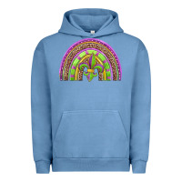 Pigment Pebble Blue mardi gras rainbow Urban Hoodie - Jasminsmagicworld