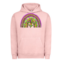 Pigment Salmon mardi gras rainbow Urban Hoodie - Jasminsmagicworld