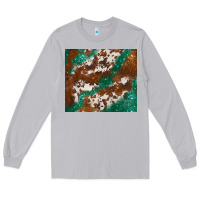 Moon Dust brown cowhide glitter Long Sleeve Tee - BarkalooDesign