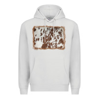 Dove Grey cowhide background Premium Hoodie - AdoDesignShop