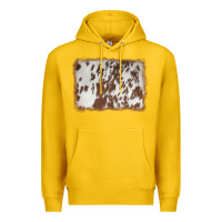Lemon cowhide background Premium Hoodie - AdoDesignShop