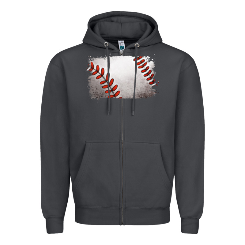 Baseball Brushstroke Zipper Hoodie by RanaPortraitStore | Teevron