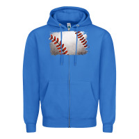 True Royal baseball brushstroke Zipper Hoodie - RanaPortraitStore