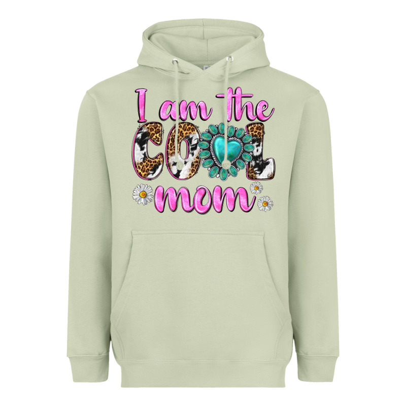 I Am Cool Mom Heavyweight Hoodie by texasbilliewilder | Teevron