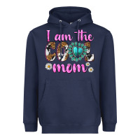 Navy i am cool mom Heavyweight Hoodie - texasbilliewilder