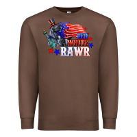 Chestnut Red white rawr 4th of july Premium Sweatshirt - CowGirlArtShop
