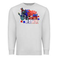 Dove Grey Red white rawr 4th of july Premium Sweatshirt - CowGirlArtShop
