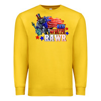 Lemon Red white rawr 4th of july Premium Sweatshirt - CowGirlArtShop