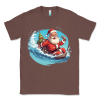 Chestnut surf happy santa Classic Tee - Unal Design