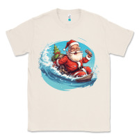 Natural surf happy santa Classic Tee - Unal Design