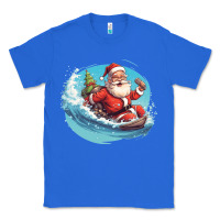 True Royal surf happy santa Classic Tee - Unal Design