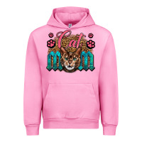 Fuchsia Pink Western Cat Mom Urban Hoodie - LillyAllenDesigns