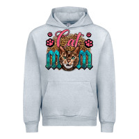 Heather Grey Western Cat Mom Urban Hoodie - LillyAllenDesigns