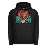 Pigment Black Western Cat Mom Urban Hoodie - LillyAllenDesigns
