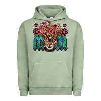 Pigment Oil Green Western Cat Mom Urban Hoodie - LillyAllenDesigns