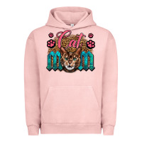 Pigment Salmon Western Cat Mom Urban Hoodie - LillyAllenDesigns