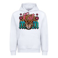 White Western Cat Mom Urban Hoodie - LillyAllenDesigns