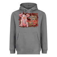 Storm all i want for christmas is a pig sitting pig Heavyweight Hoodie - RanaPortraitStore