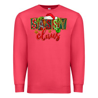 Cardinal christmas sassy claus Premium Sweatshirt - FaDigitalArtStudio