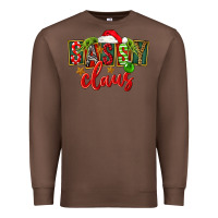 Chestnut christmas sassy claus Premium Sweatshirt - FaDigitalArtStudio