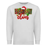 Dove Grey christmas sassy claus Premium Sweatshirt - FaDigitalArtStudio