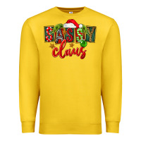 Lemon christmas sassy claus Premium Sweatshirt - FaDigitalArtStudio