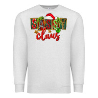 Oatmeal Heather christmas sassy claus Premium Sweatshirt - FaDigitalArtStudio