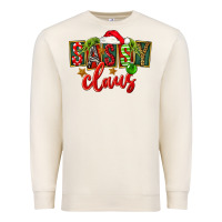 Sandshell christmas sassy claus Premium Sweatshirt - FaDigitalArtStudio