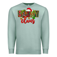 Seafoam christmas sassy claus Premium Sweatshirt - FaDigitalArtStudio